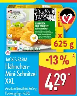 Aldi Nord JACK'S FARM Hähnchen Mini-Schnitzel XXL Angebot