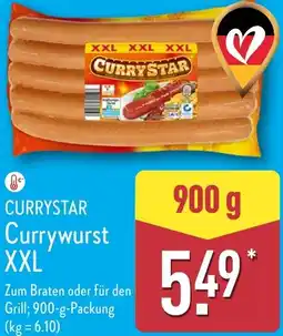 Aldi Nord CURRYSTAR Currywurst XXL Angebot