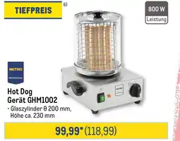 METRO METRO PROFESSIONAL Hot Dog Gerät GHM1002 Angebot