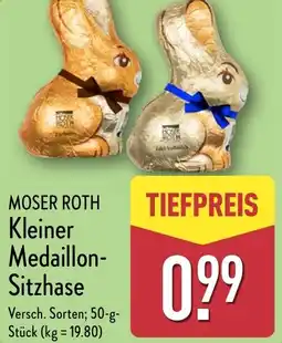 Aldi Nord MOSER ROTH Kleiner Medaillon Sitzhase Angebot