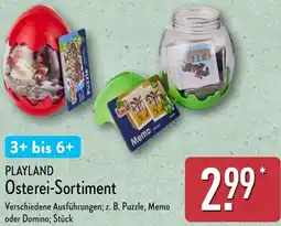 Aldi Nord PLAYLAND Osterei-Sortiment Angebot