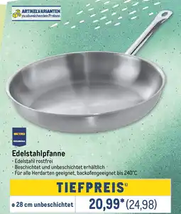 METRO METRO PROFESSIONAL Edelstahlpfanne Angebot