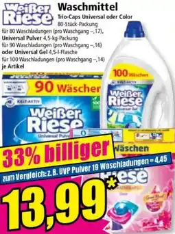 Norma Weißer Riese Waschmittel Angebot