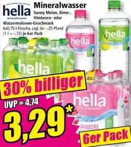 Norma hella Mineralwasser Angebot