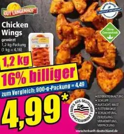 Norma GUT LANGENHOF Chicken Wings Angebot