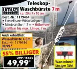 Norma UMUZI Cleaning Teleskop Waschbürste 7m Angebot