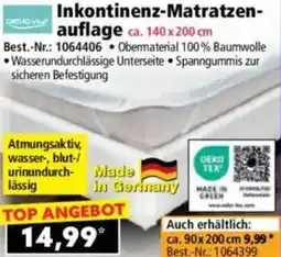 Norma ORTHO-VITAL Inkontinenz-Matratzenauflage Angebot