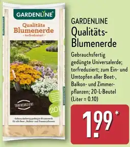 Aldi Nord GARDENLINE Qualitäts Blumenerde Angebot