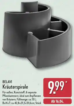 Aldi Nord BELAVI Kräuterspirale Angebot