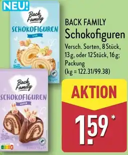 Aldi Nord BACK FAMILY Schokofiguren Angebot