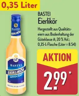 Aldi Nord BASTEI Eierlikör Angebot