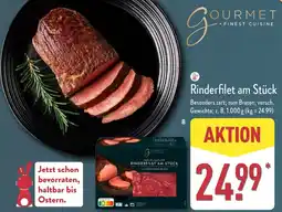 Aldi Nord GOURMET FINEST CUISINE Rinderfilet am Stück Angebot