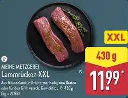 Aldi Nord MEINE METZGEREI Lammrücken XXL Angebot