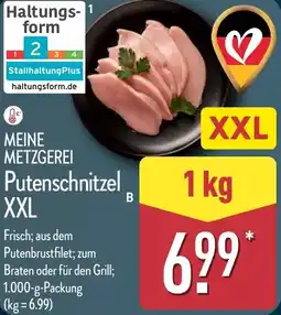 Aldi Nord MEINE METZGEREI Putenschnitzel XXL Angebot