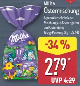 Aldi Nord MILKA Ostermischung Angebot