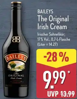 Aldi Nord BAILEYS The Original Irish Cream Angebot