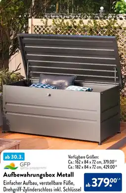 Aldi Nord GFP Aufbewahrungsbox Metall Angebot