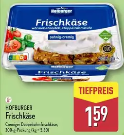 Aldi Nord HOFBURGER Frischkäse Angebot