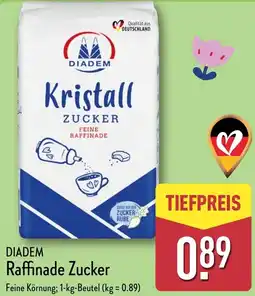 Aldi Nord DIADEM Raffinade Zucker Angebot