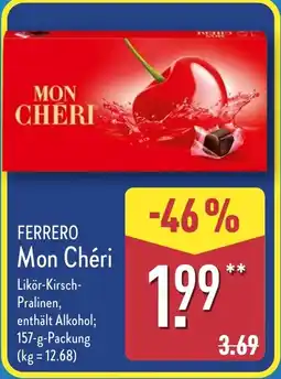 Aldi Nord FERRERO Mon Chéri Angebot