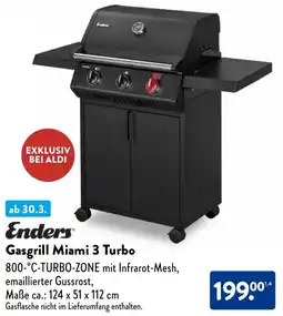 Aldi Nord Enders Gasgrill Miami 3 Turbo Angebot