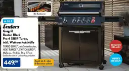 Aldi Nord Enders Gasgrill Boston Black Pro 4 SIKR Turbo, inkl. Wetterschutzhülle Angebot