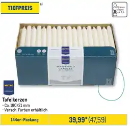 METRO METRO PROFESSIONAL Tafelkerzen Angebot