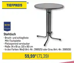 METRO METRO PROFESSIONAL Stehtisch Angebot