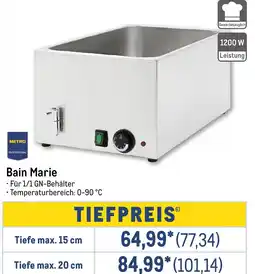 METRO METRO PROFESSIONAL Bain Marie Angebot