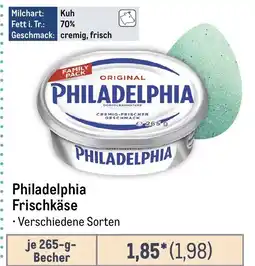 METRO Philadelphia Frischkäse Angebot