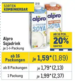 METRO Alpro Sojadrink Angebot