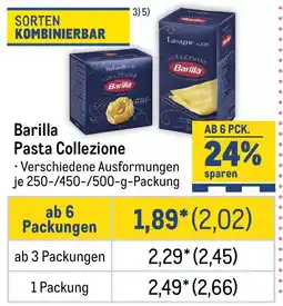 METRO Barilla Pasta Collezione Angebot