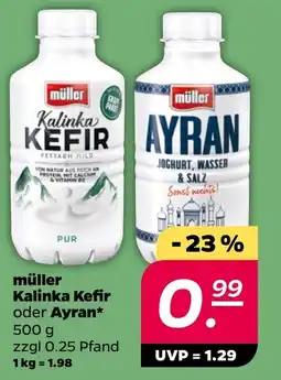 NETTO müller Kalinka Kefir oder Ayran Angebot