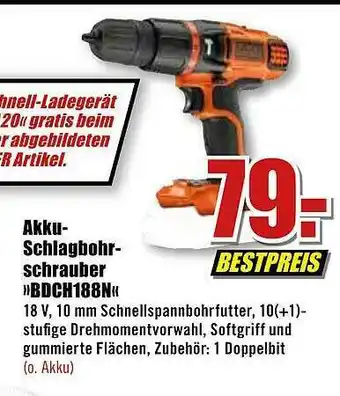 B1 Discount Baumarkt Akku-schlagbohr-schrauber »bdch188n« Angebot