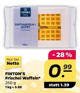 NETTO FINTON'S Frischei Waffeln Angebot