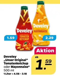 NETTO Develey „Unser Original“ Tomatenketchup oder Mayonnaise Angebot