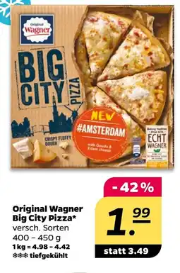 NETTO Original Wagner Big City Pizza Angebot