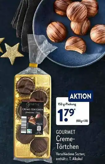 Aldi Nord Gourmet Creme-törtchen Angebot