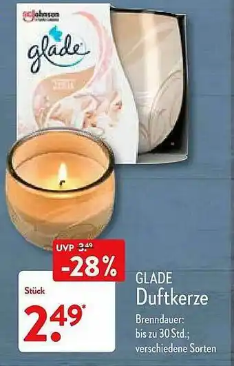 Aldi Nord Glade Duftkerze Angebot