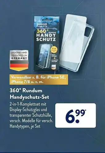 Aldi Süd 360° Rundum Handyschutz-set Angebot