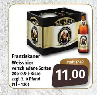 Markant Markt Franziskaner Weissbier Angebot