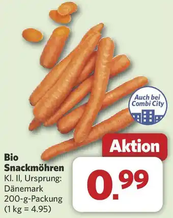 Combi Bio Snackmöhren Angebot