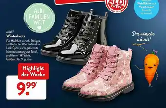 Aldi Süd Alive Winterboots Angebot