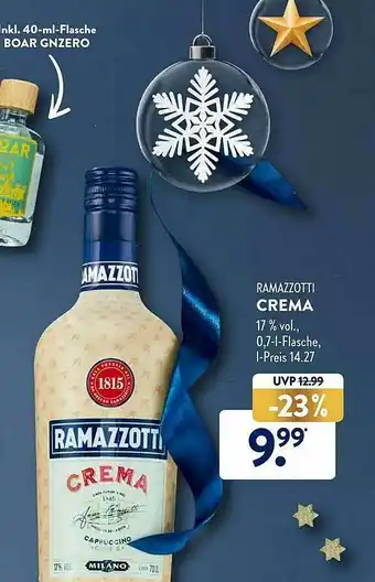 Aldi Süd Ramazzotti Crema Angebot