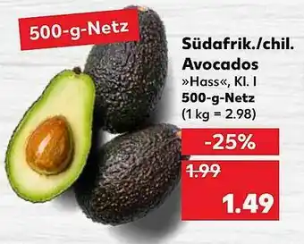 Kaufland Südafrik. Chil. Avocados »hass« Angebot