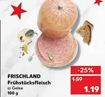 Kaufland Frischland Frühstücksfleisch Angebot