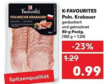 Kaufland K-favourites Poln. Krakauer Angebot