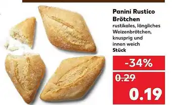 Kaufland Panini Rustico Brötchen Angebot