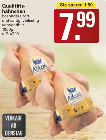 WEZ Kikok Qualitätshähnchen Angebot