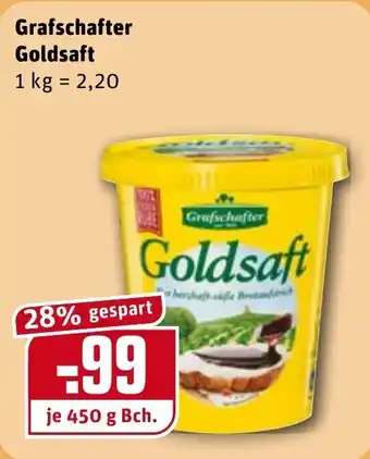 REWE Grafschafter Goldsaft 450g Becher Angebot